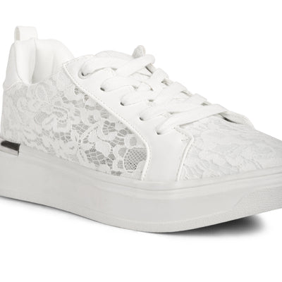casual lace sneakers#color_white