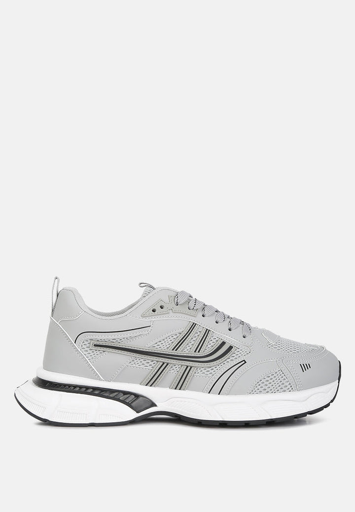 men's adventurer lace-up sneakers#color_grey