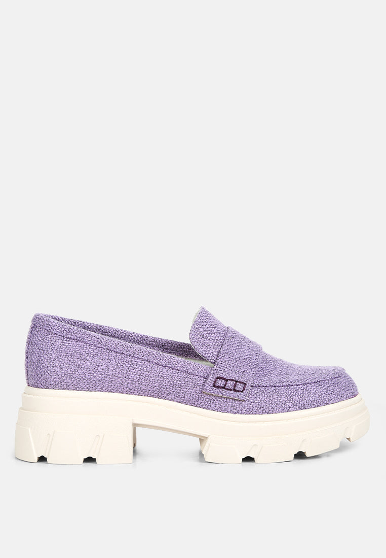 women chunky lug sole loafers#color_lilac