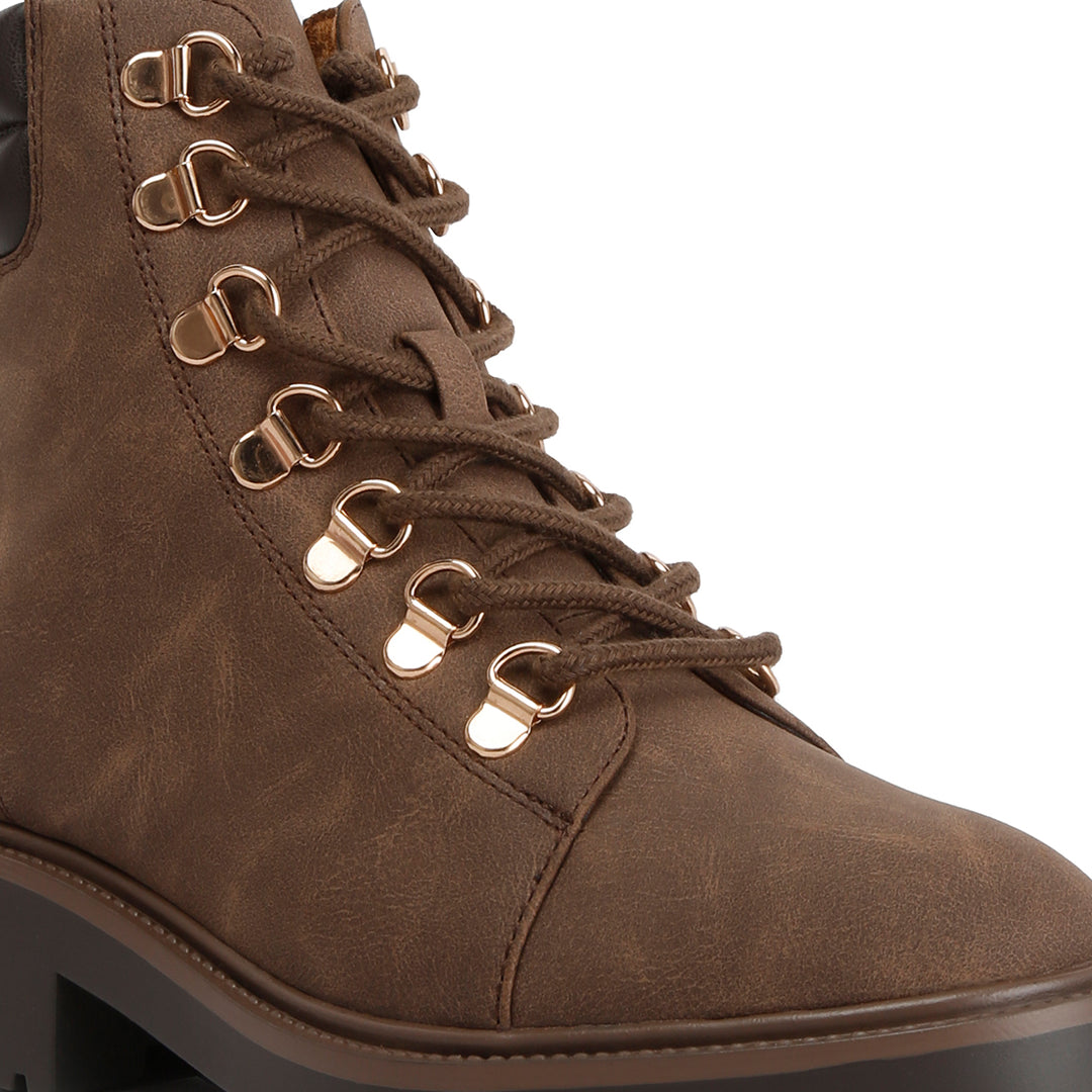 women smooth lace-up boots#color_taupe