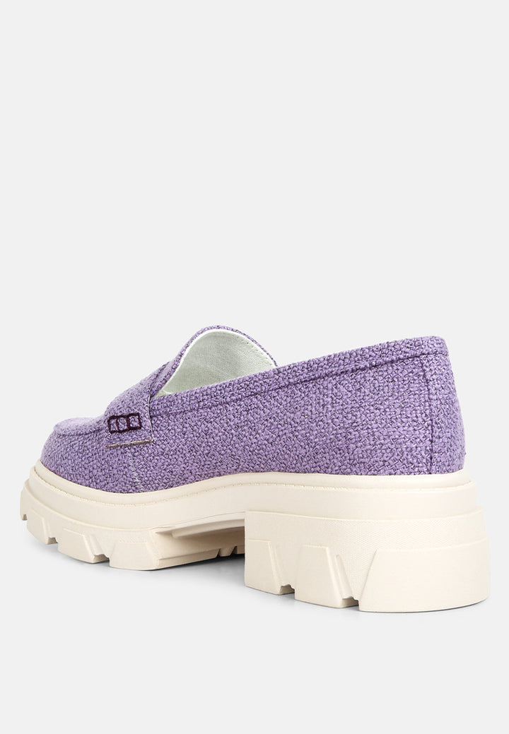 women chunky lug sole loafers#color_lilac