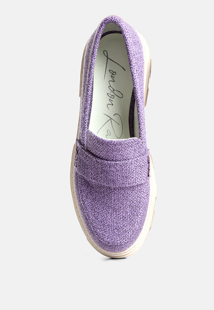 women chunky lug sole loafers#color_lilac