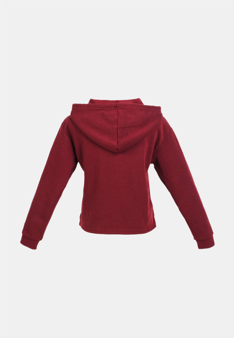 women hoodie with drawstring#color_burgundy