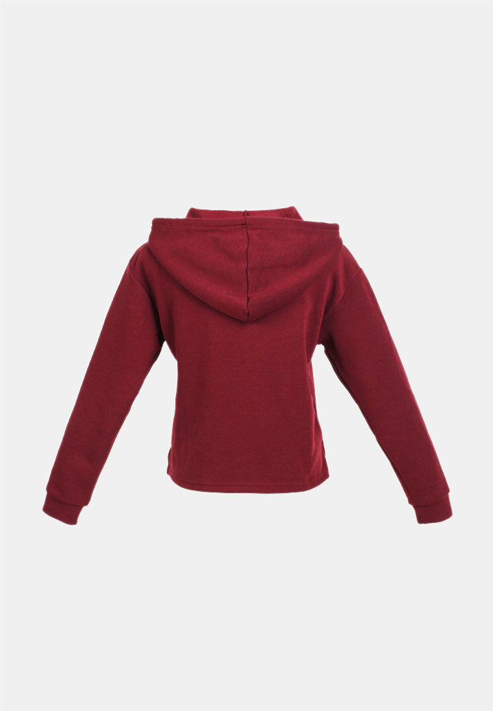 women hoodie with drawstring#color_burgundy