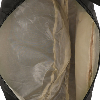 nylon hobo bag with adjustable straps#color_black