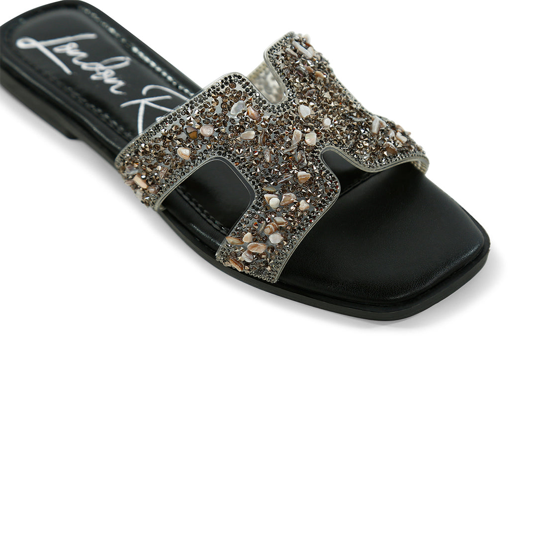 rhinestone detail cut-out flats#color_black