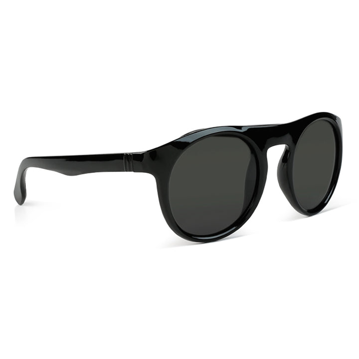 round flat sunglasses#color_black
