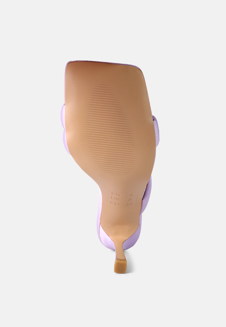 women cross strap heels#color_purple