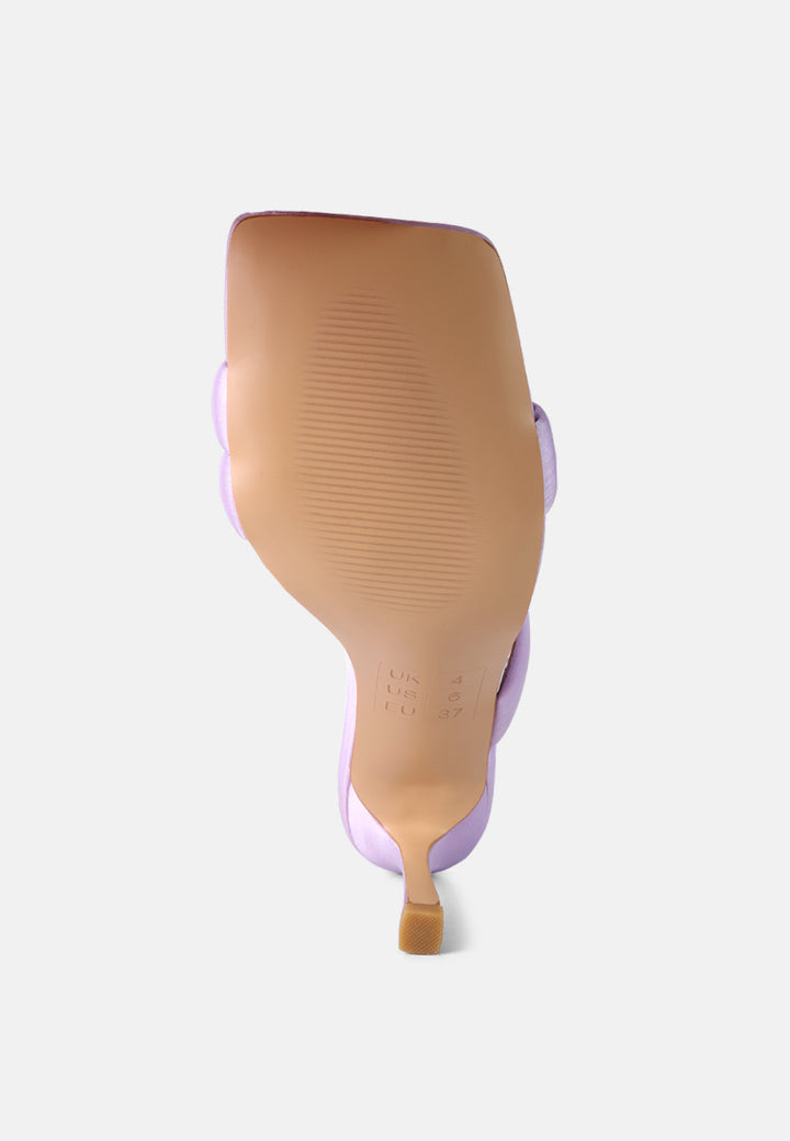 women cross strap heels#color_purple