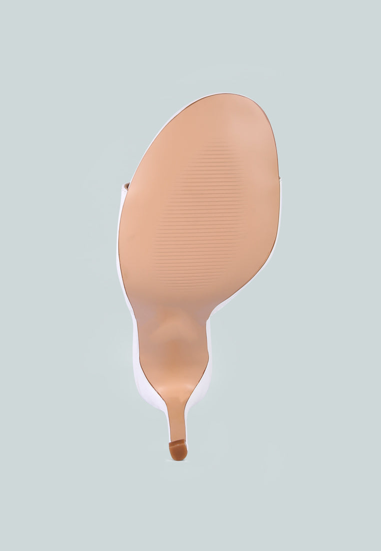 women high heeled sandals#color_white