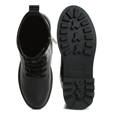 ankle biker boots#color_black