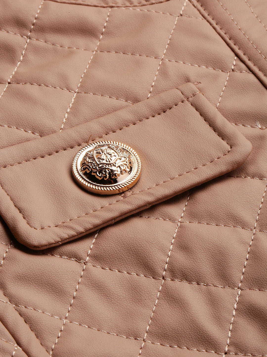 quilted jacket#color_taupe