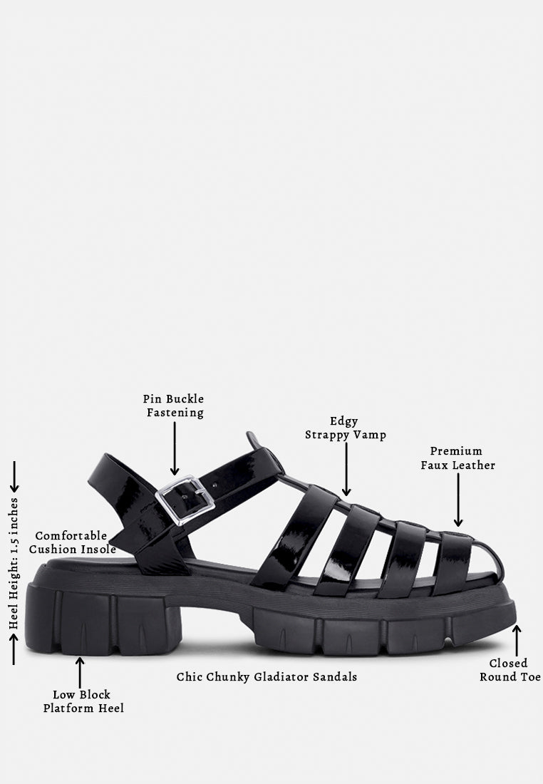 women round toe strappy flatforms#color_black