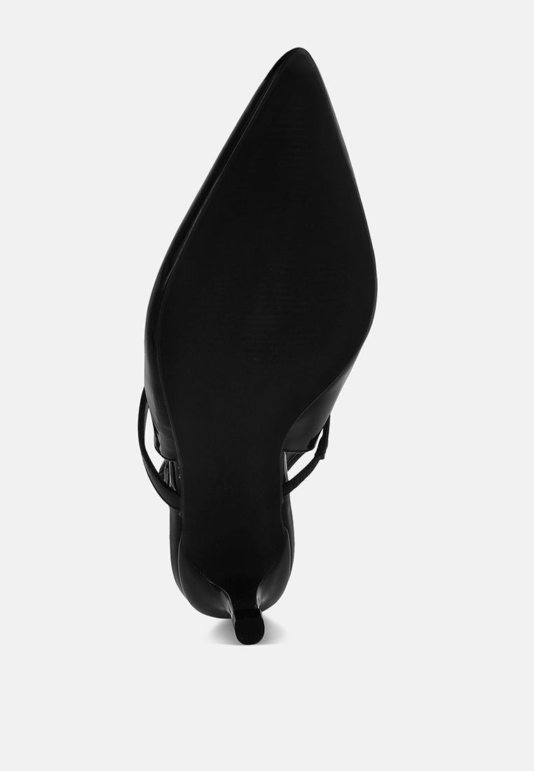 kitten heel slingback sandals by ruw#color_black