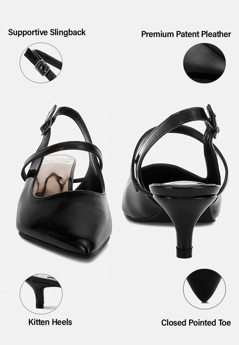 kitten heel slingback sandals by ruw#color_black