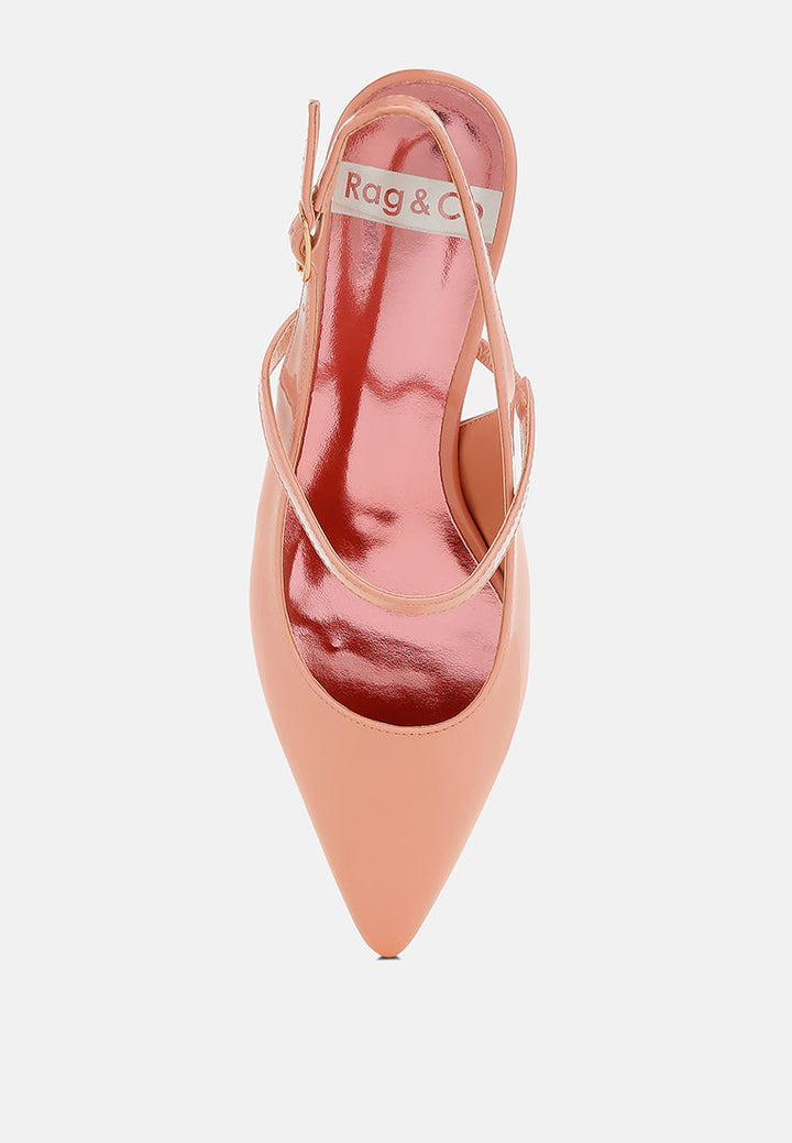 kitten heel slingback sandals by ruw#color_pink