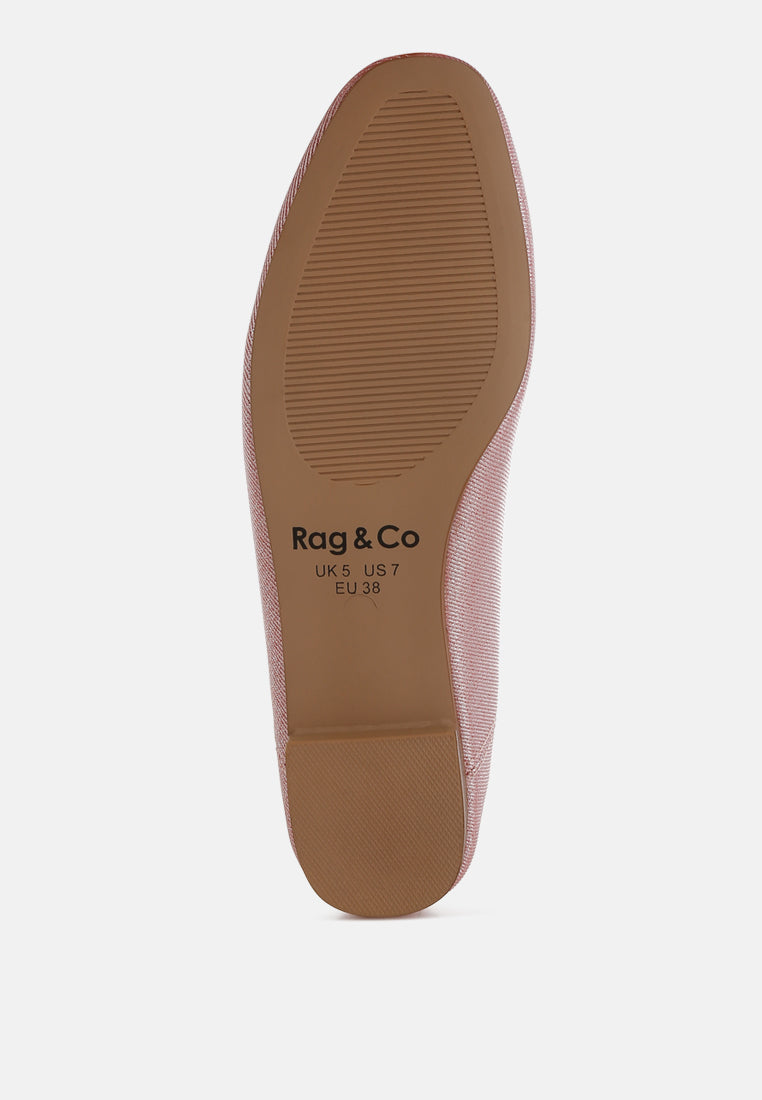 Women Metallic Ballet Flats