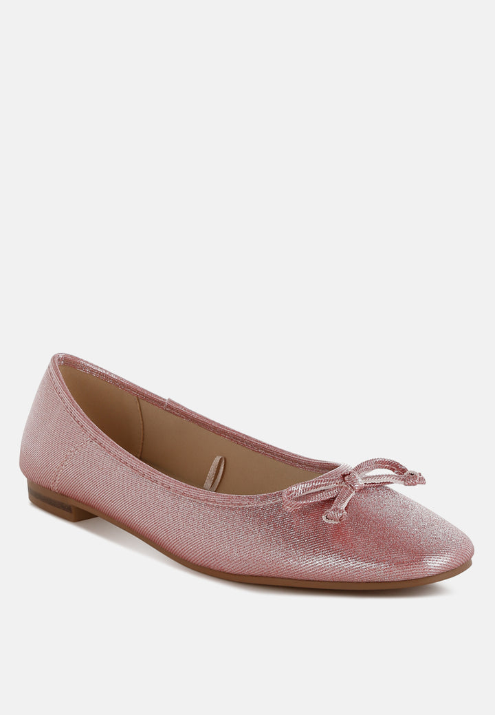 Women Metallic Ballet Flats