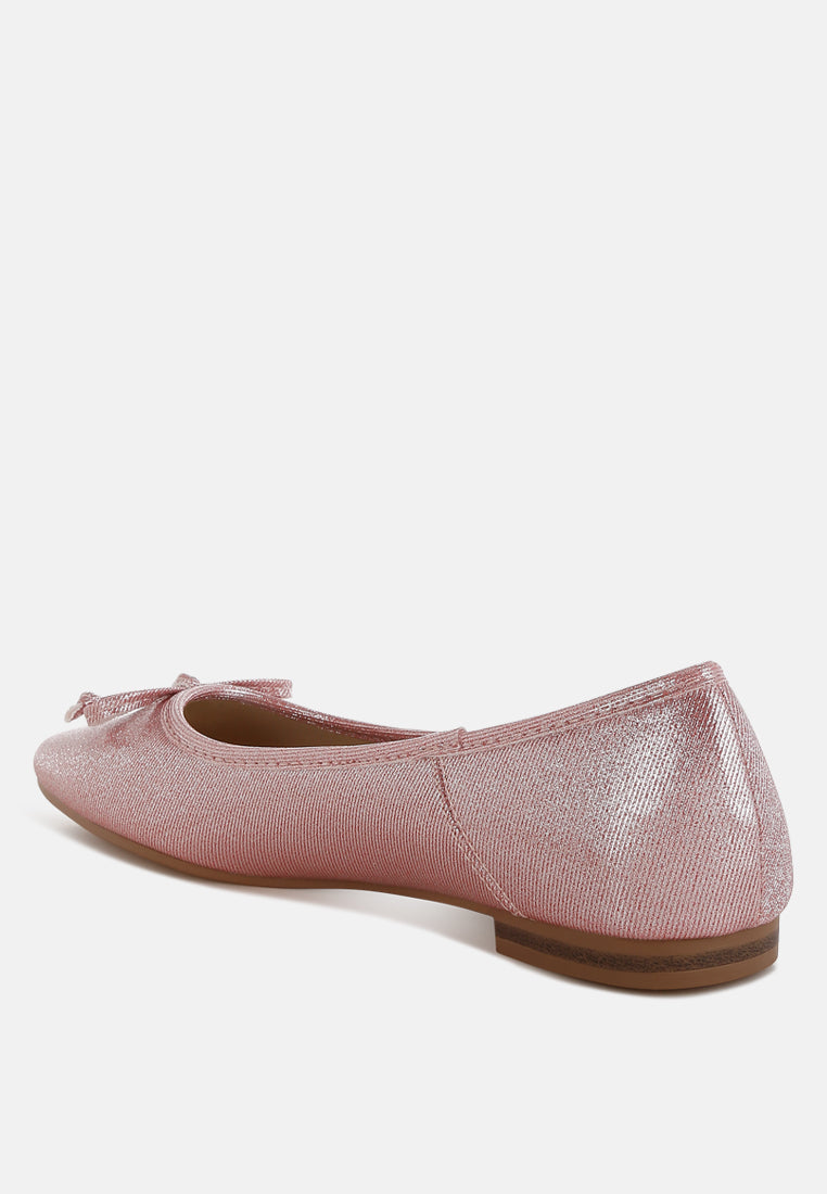 Women Metallic Ballet Flats