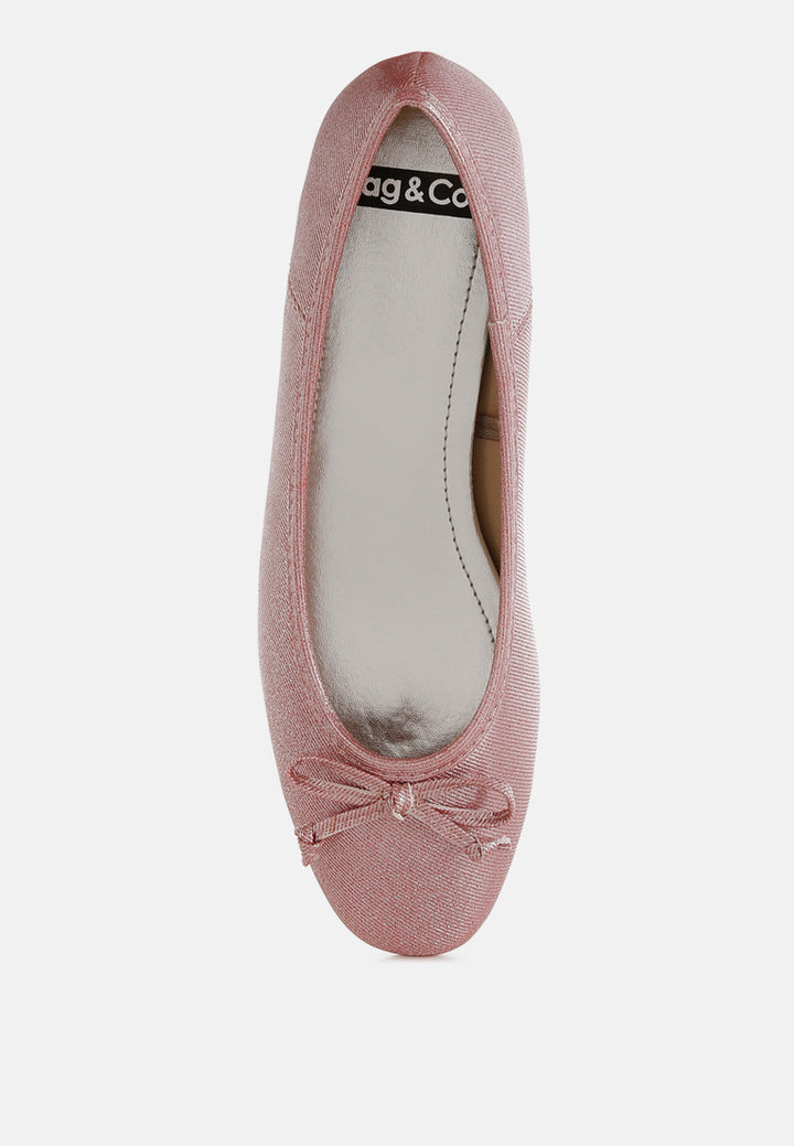 Women Metallic Ballet Flats