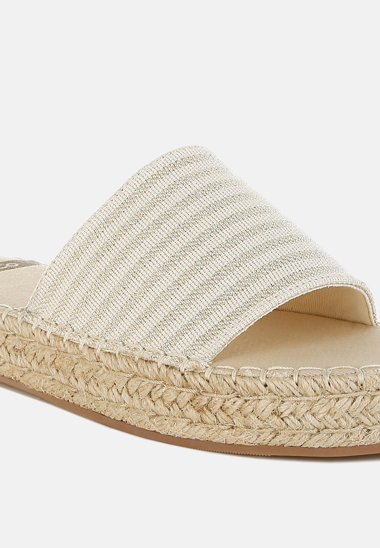 Women Canvas Espadrille Flatforms
