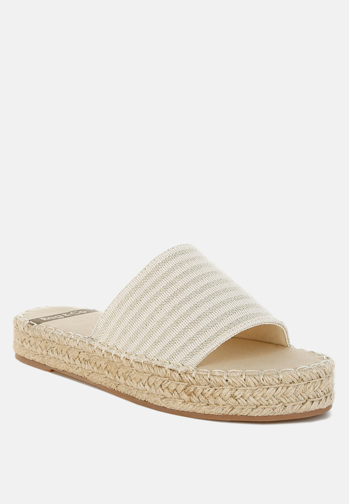 Women Canvas Espadrille Flatforms