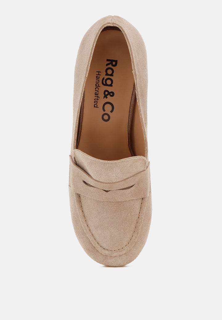 women block heel suede loafers#color_sand