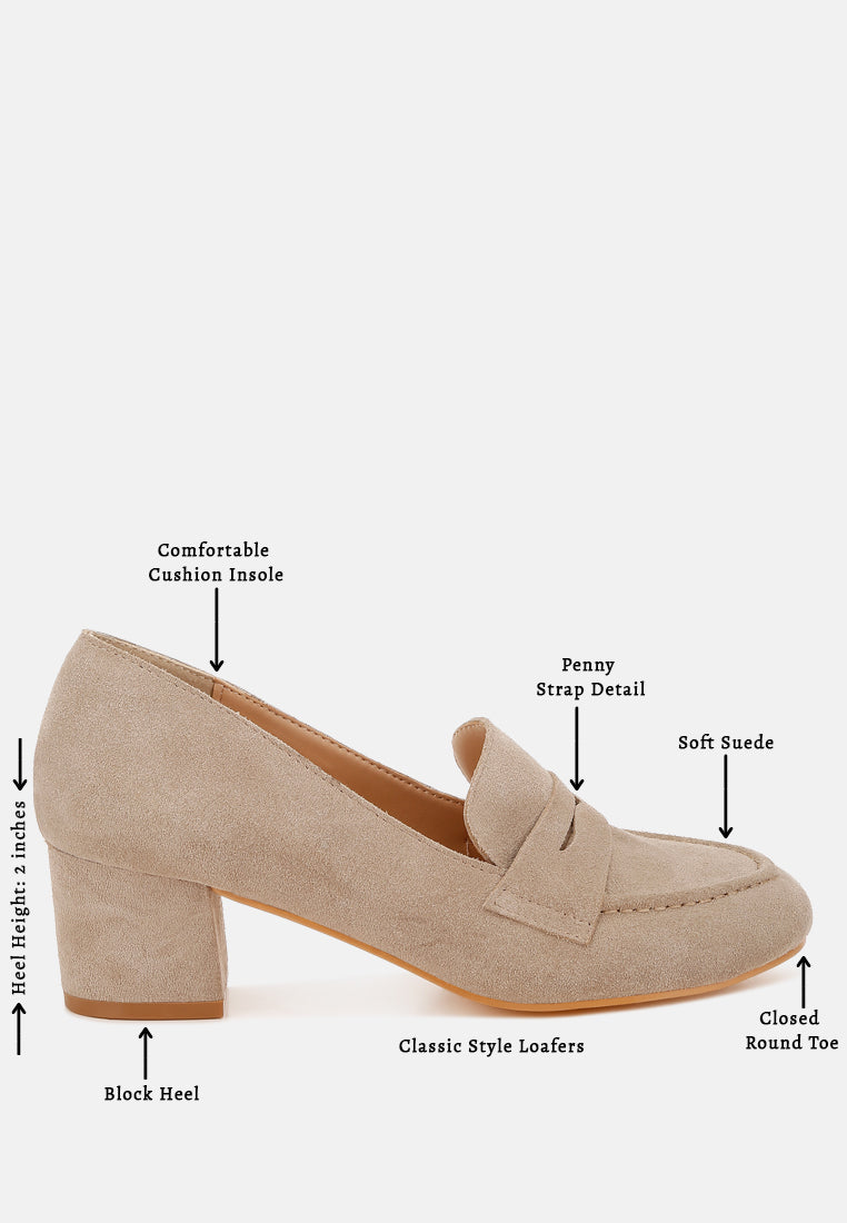 women block heel suede loafers#color_sand