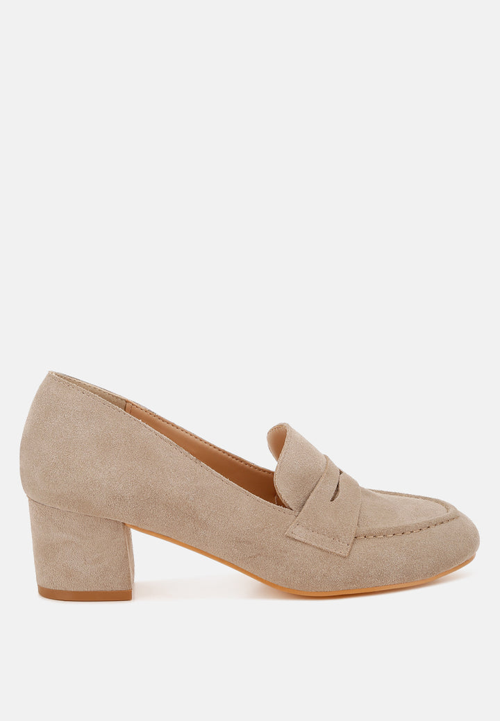 women block heel suede loafers#color_sand