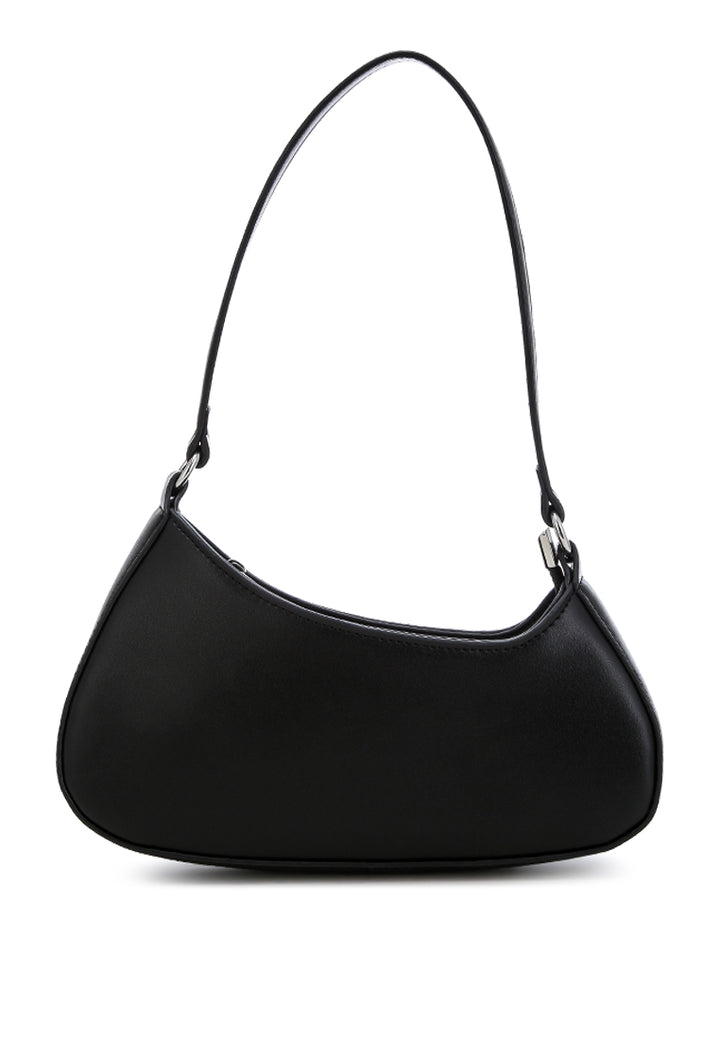 asymmetrical handbag#color_black