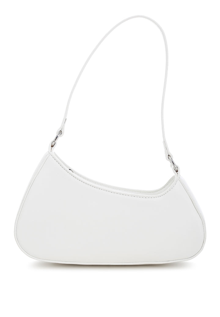 asymmetrical handbag#color_white