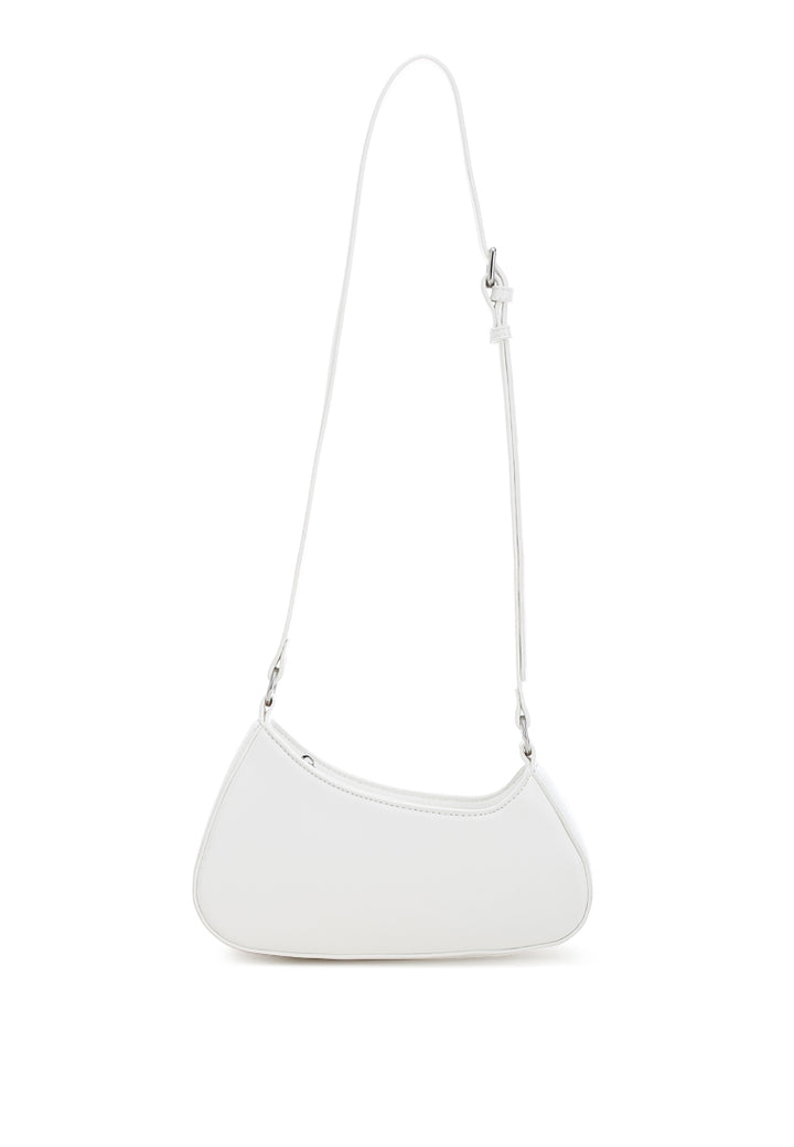 asymmetrical handbag#color_white