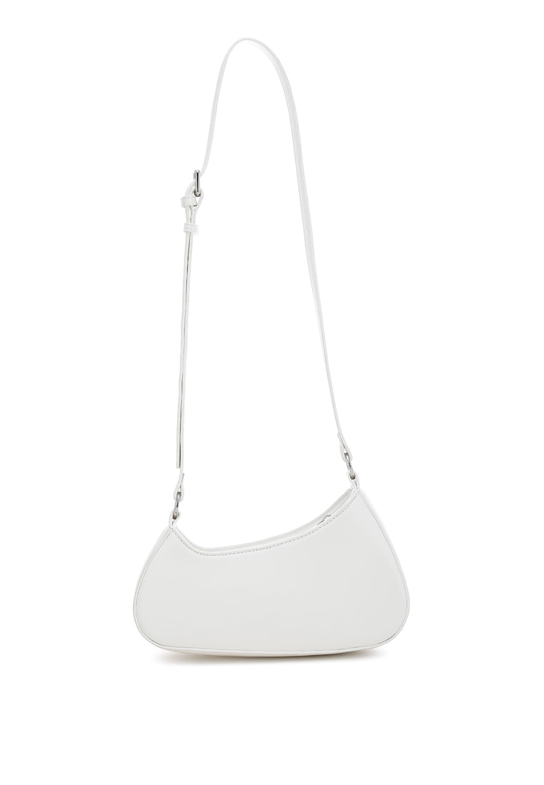 asymmetrical handbag#color_white