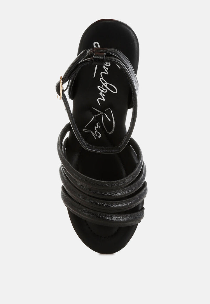 athla strappy high platform sandals by rag#color_black