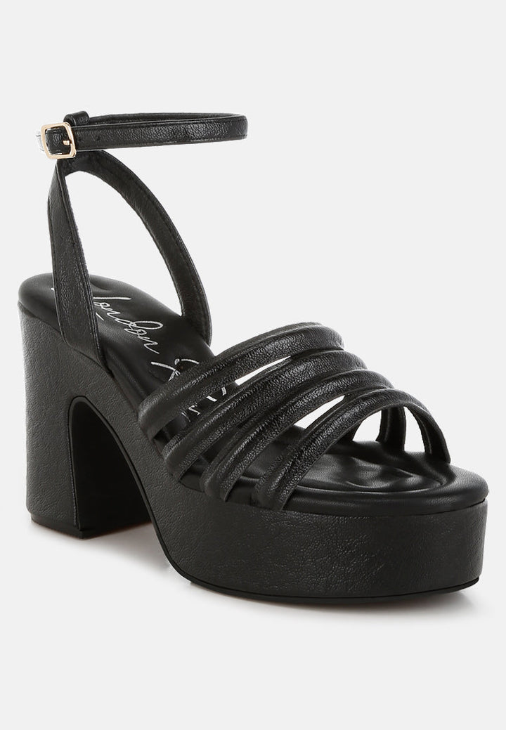 athla strappy high platform sandals by rag#color_black