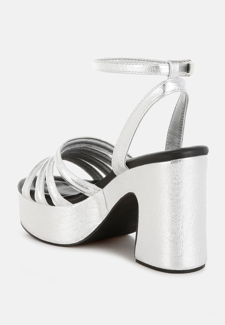 strappy high platform sandals
#color_silver