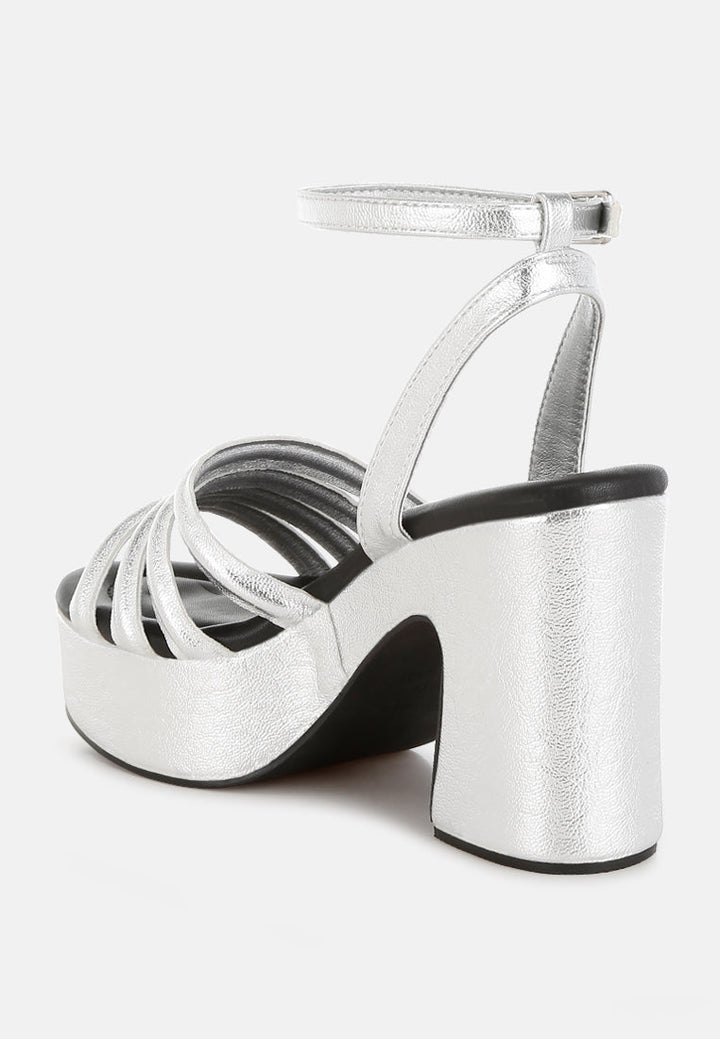 strappy high platform sandals
#color_silver