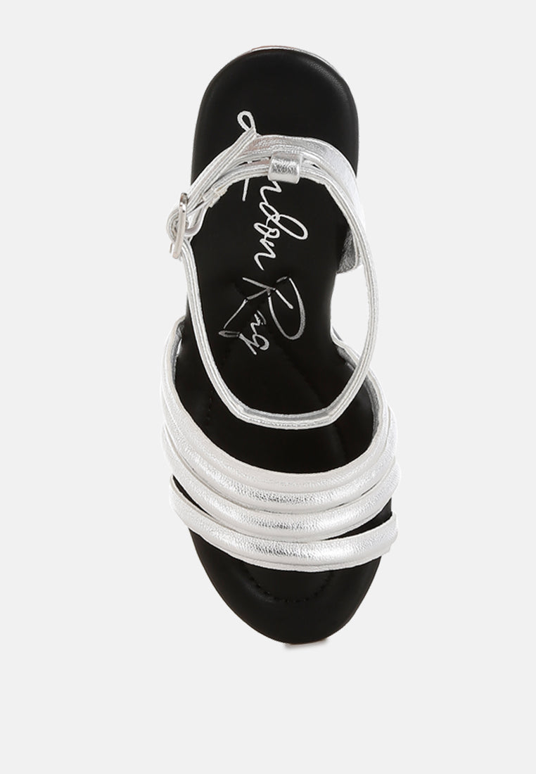 strappy high platform sandals
#color_silver
