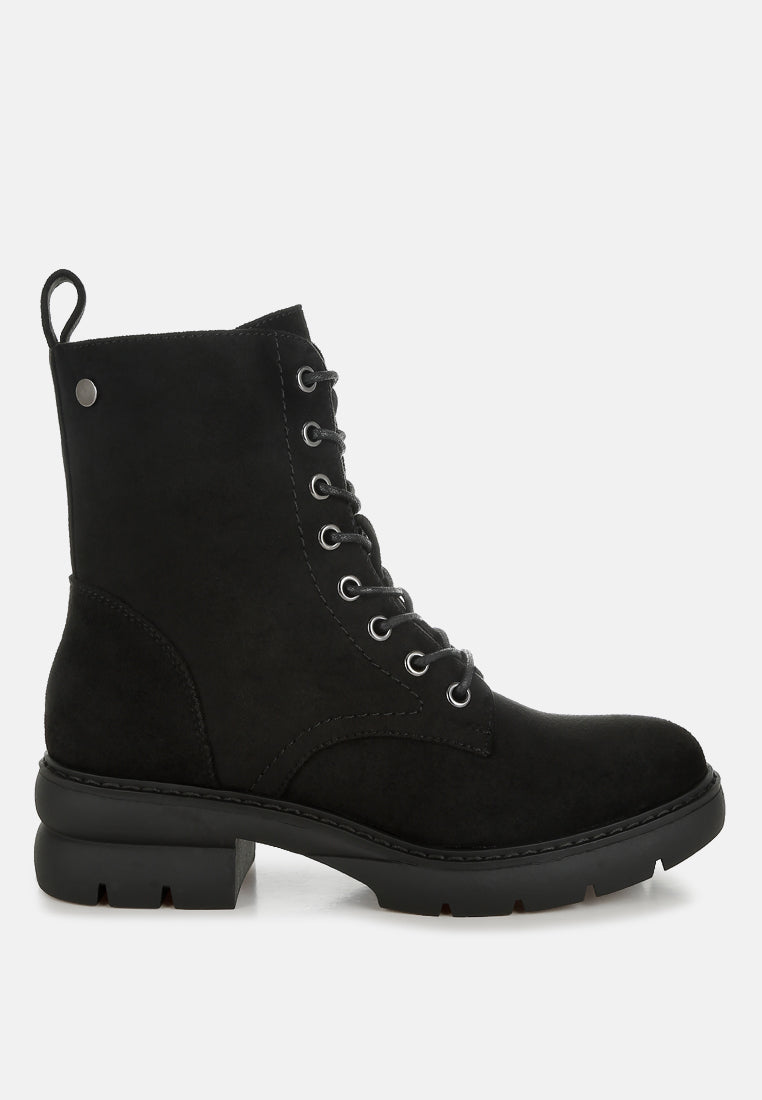 women lace up high ankle boots#color_black