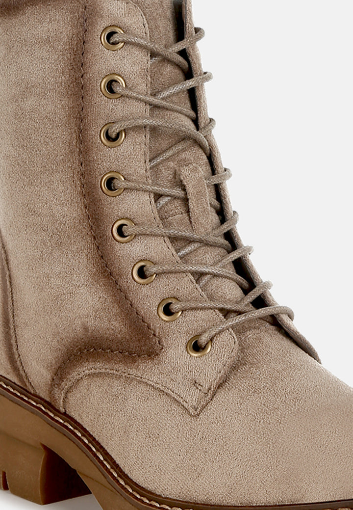 women lace up high ankle boots#color_taupe