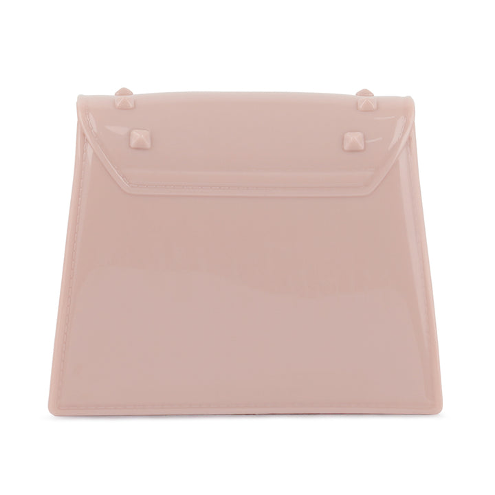 Jelly Buckled Sling Bag in Blush