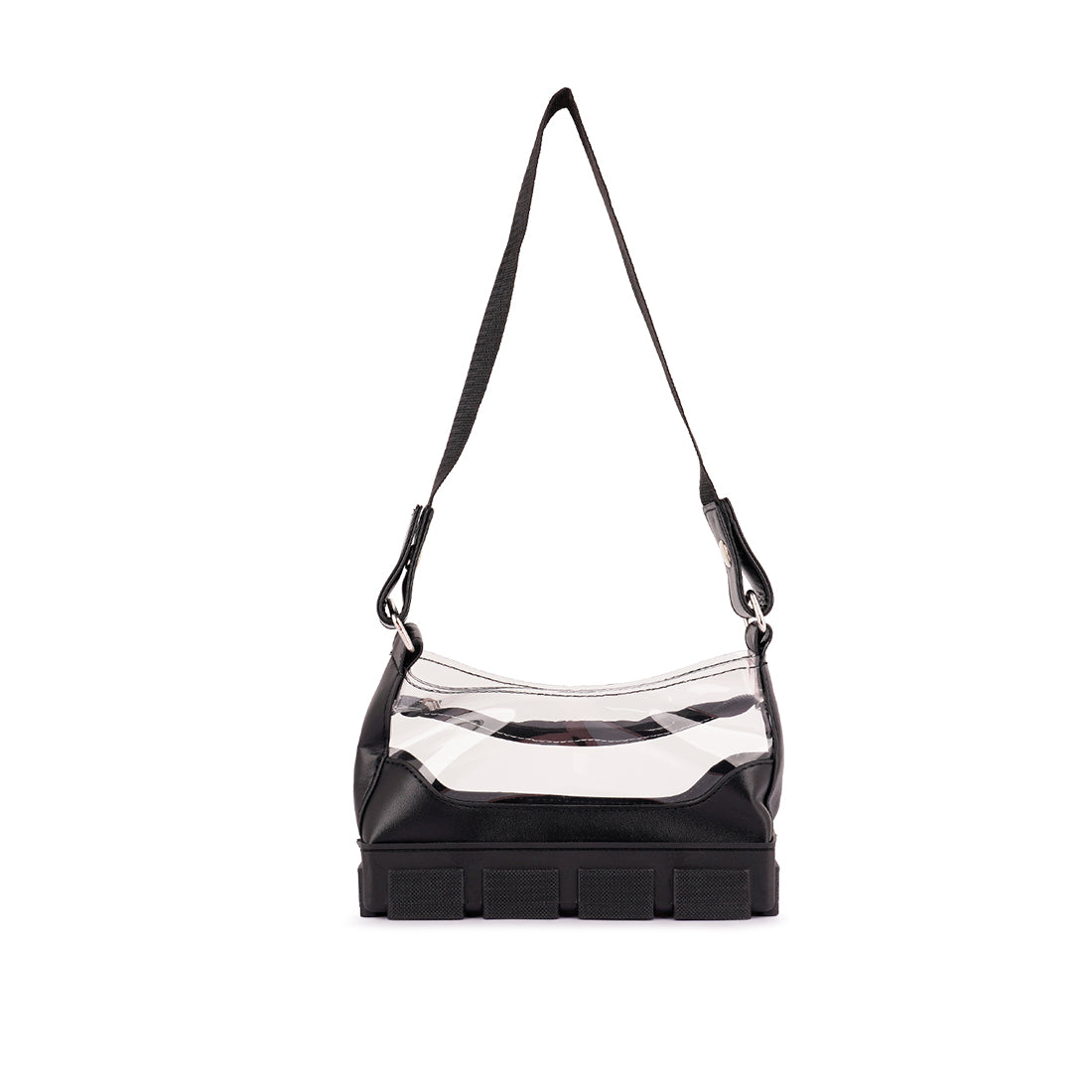 Black Clear Utility Handbag