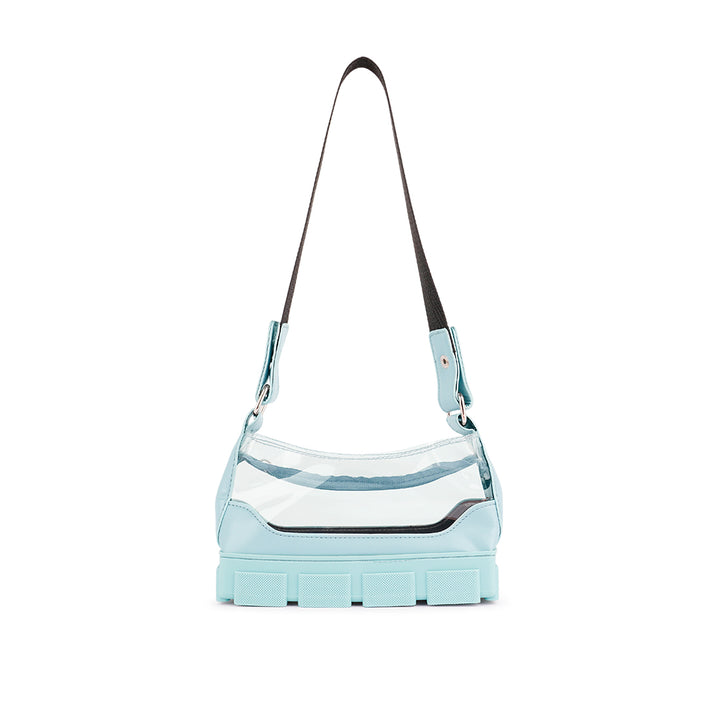 Blue Clear Utility Handbag