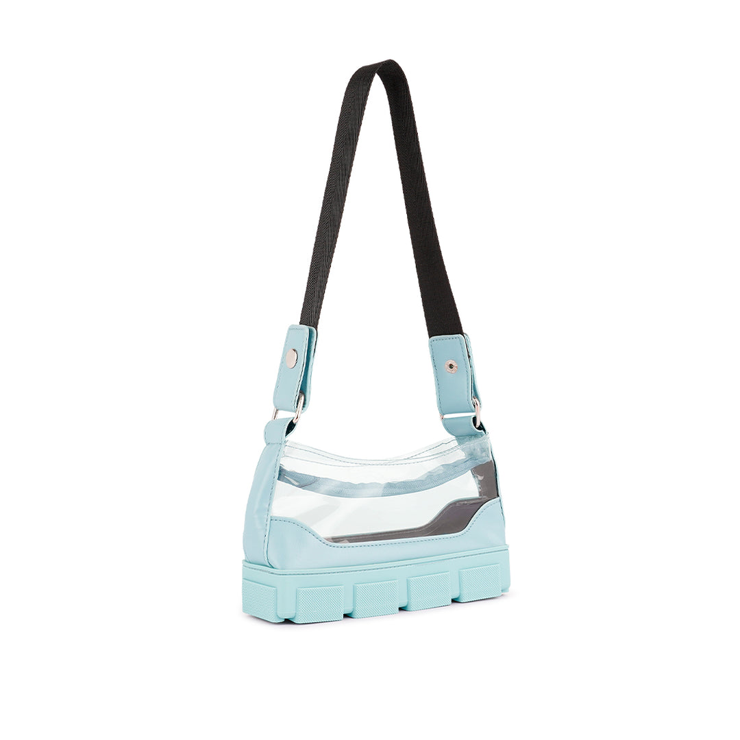 Blue Clear Utility Handbag