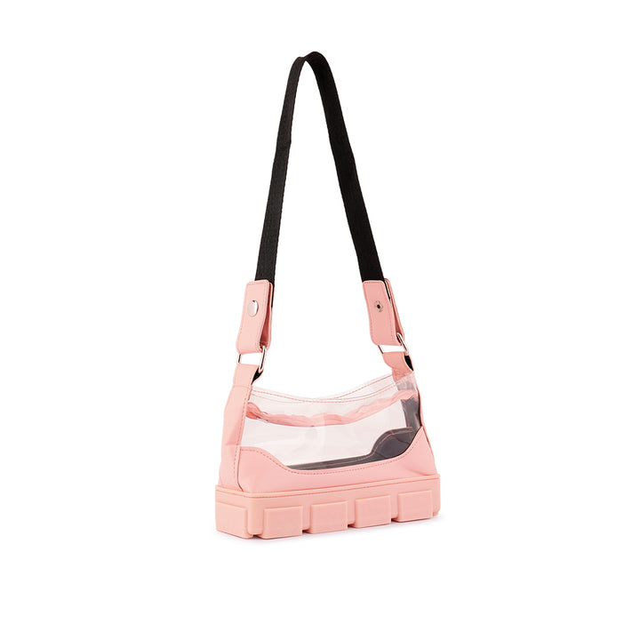 Pink Clear Utility Handbag