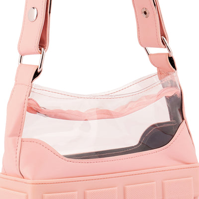 Pink Clear Utility Handbag
