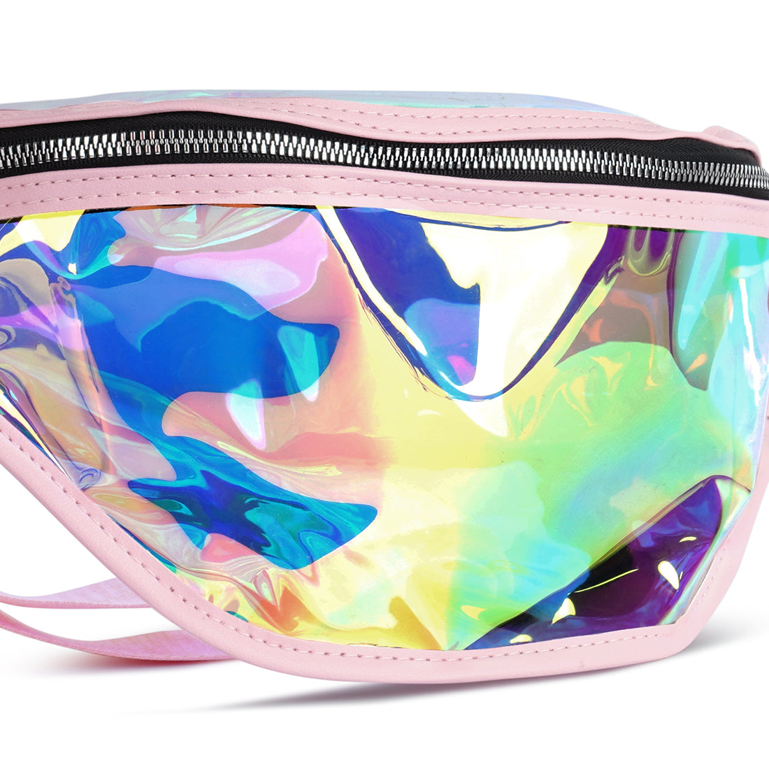 Pink Clear Hologram Fanny Pack