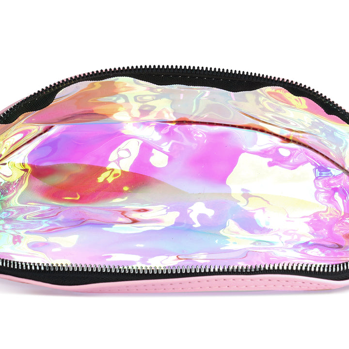 Pink Clear Hologram Fanny Pack