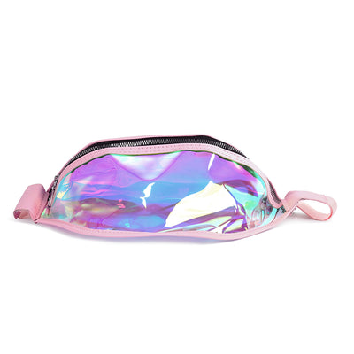 Pink Clear Hologram Fanny Pack