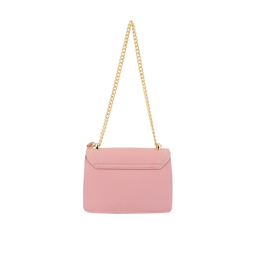 Pink Glitter Envelope Sling Bag